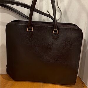 Furla brand new great daytime compartments accordion brown handbag
Long straps